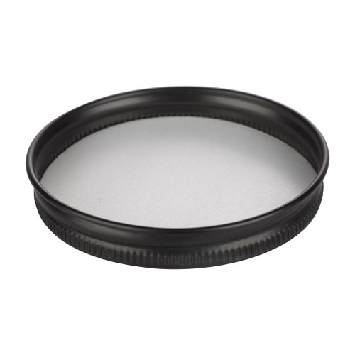63mm Matte Black Aluminium Screw Cap with PE Liner