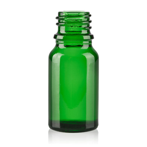 10ml Green Glass Drop Dispensing Bottle 18mm T/E Finish
