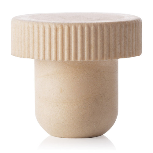 22.5mm Wide Stem Beige Synthetic Enbloc Stopper