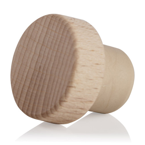 22.5mm Wide Stem Beechwood T-Shape Stopper
