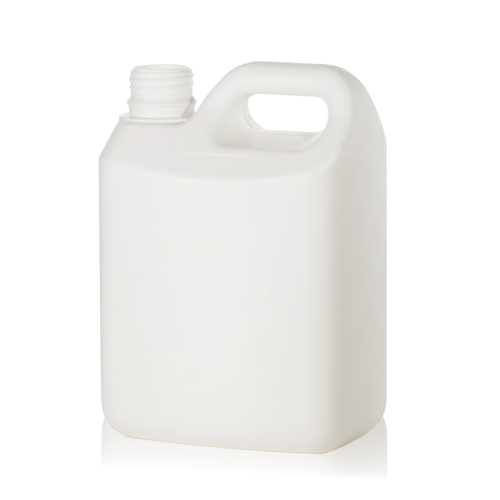 2Ltr White Plastic DGA Jerrican 38mm 410 T/E Finish