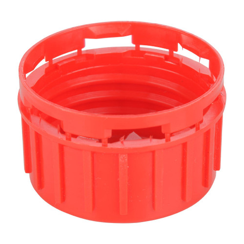 38mm Red Plastic T/E Screw Cap