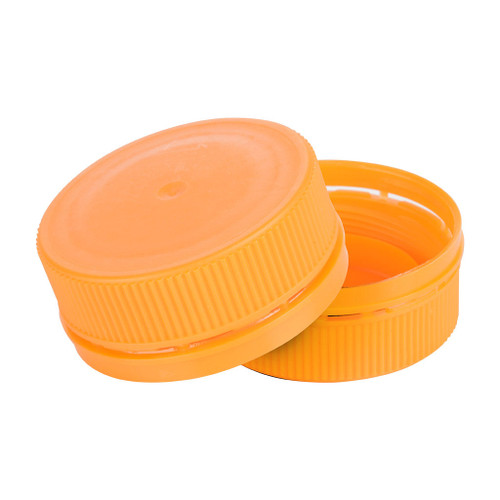 38mm Orange Plastic Tamper Evident Snaploc Cap