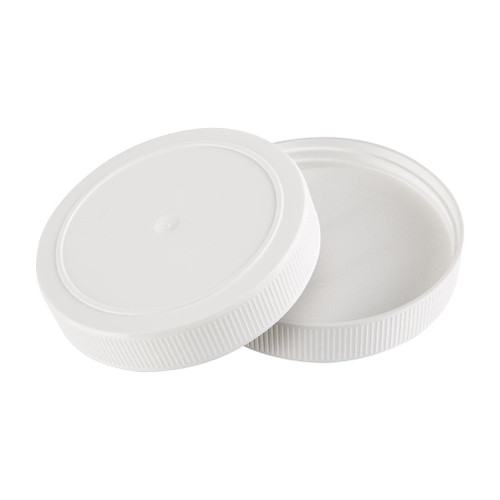 95mm White Plastic Screw Cap with Liner
