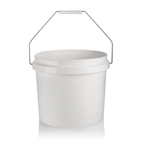 10Ltr White Plastic T/E Pail