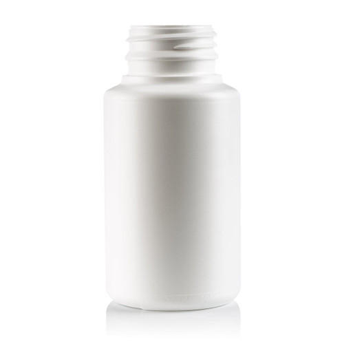 200ml White Plastic Tablet Bottle 38mm T/E Finish
