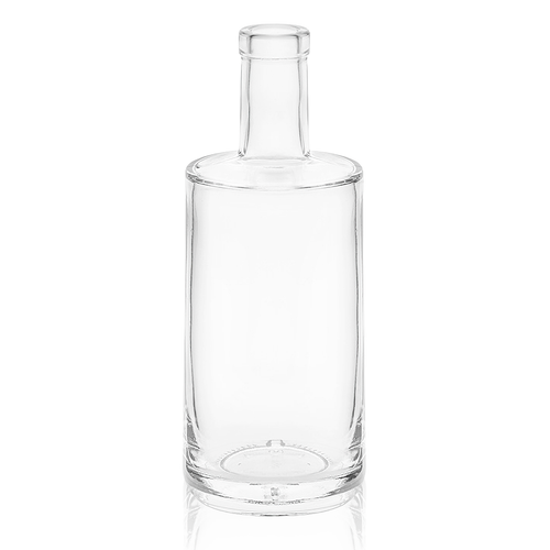 700ml Flint Glass Bellagio Spirit Bottle Cork Finish  - Pack