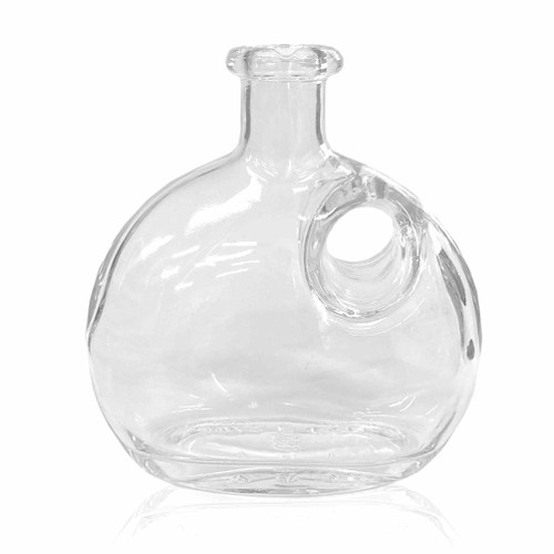 250ml Flint Glass Diskus Anello Versatore Ring Drop Bottle Cork Finish - Pack
