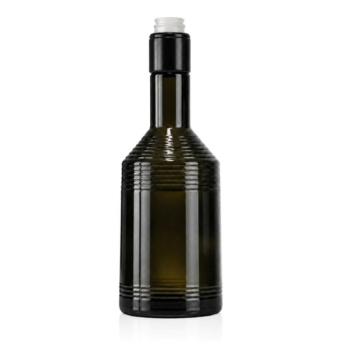 500ml Dark Green Glass Serenity Argila Bottle Guala 30x47mm Press-On Neck Finish
