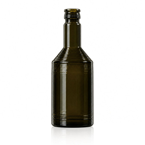 500ml Dark Green Glass Serenity Argila Bottle Guala 30x47mm Press-On Neck Finish