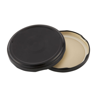Wholesale 82mm Black Metal Button Twist Cap