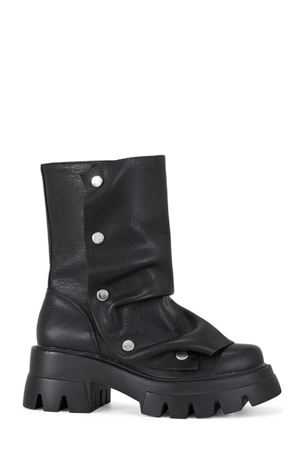 AZALEA WANG Women's Bharti Combat Boots - 0580611590002