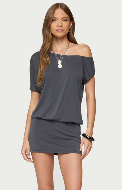 Edikted Women's Sevie Off Shoulder Mini Dress - 0870609690375