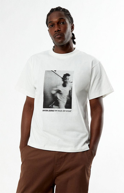 UPRISERS Men's Family Drive x Uniform Journal Keep Smiling T-Shirt - 0097603670017