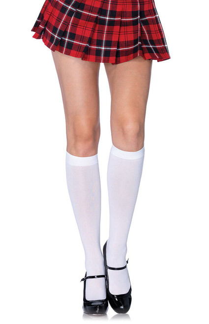 Leg Avenue Women's Winnie Opaque Knee High Socks - 0673611490013