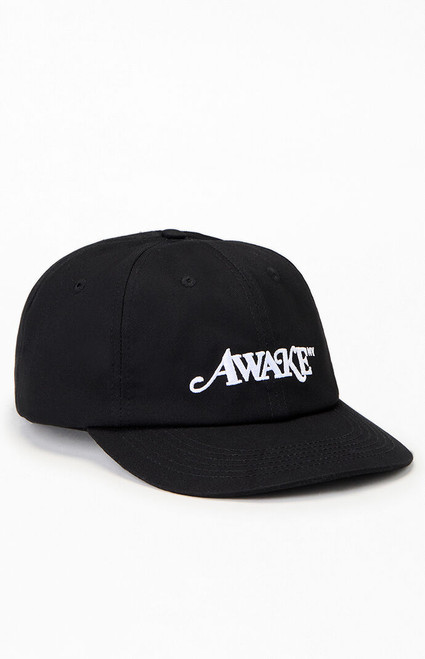 Awake NY Men's Black Classic Dad Hat - 0642603440353