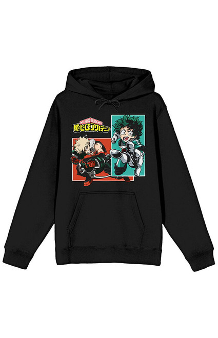 Men's My Hero Academia Deku & Bakugo Hoodie - 0190603580037