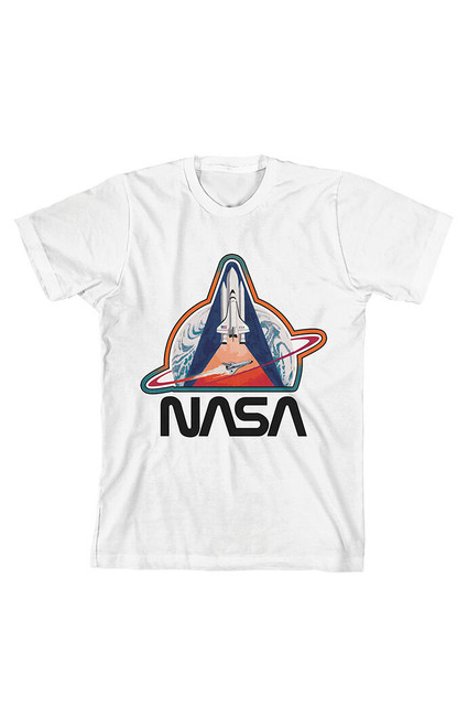 Men's Kids NASA Space Shuttle Flight T-Shirt - 0781603580052