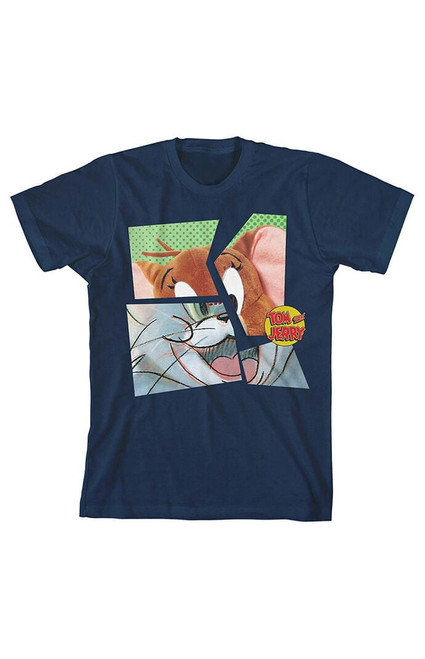 Kids Tom & Jerry Plush T-Shirt - 0781603580053