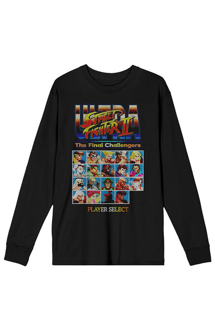 Men's Street Fighter Final Challenge  Long Sleeve T-Shirt - 0103603580032