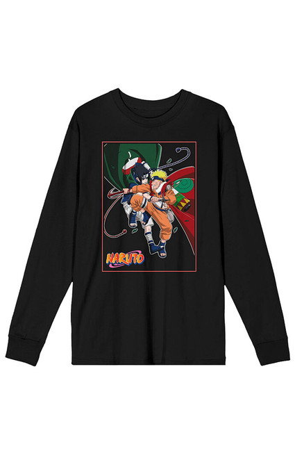 Men's Classic Naruto Anime Long Sleeve T-Shirt - 0103603580034