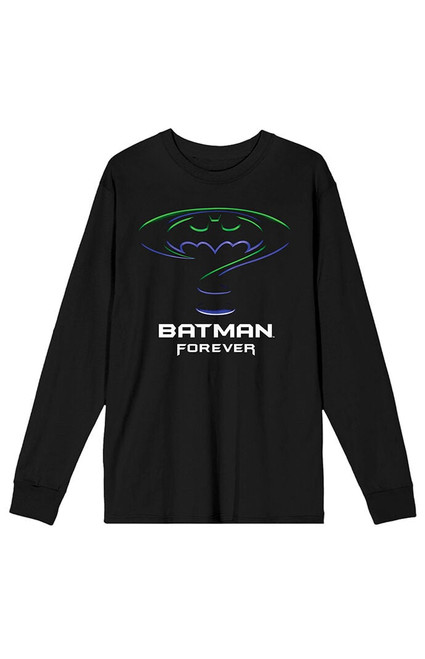 Men's Batman Forever Movie Logo Long Sleeve T-Shirt - 0103603580044