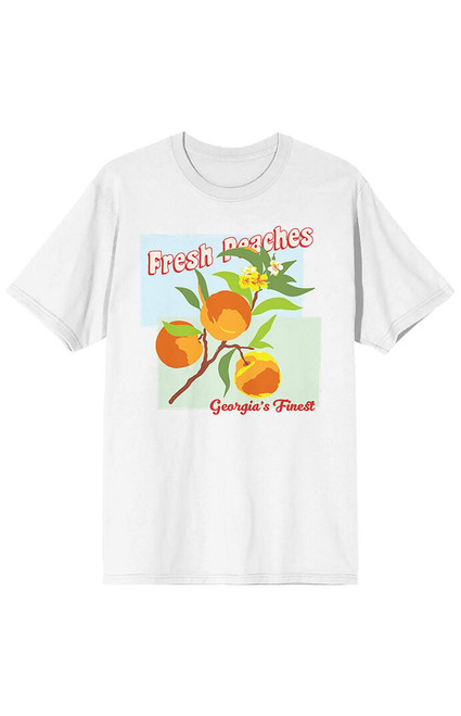 Men's Natural World Fresh Peach T-Shirt - 0097603580577
