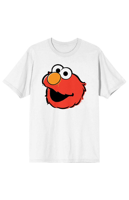 Men's Sesame Street Elmo Face T-Shirt - 0097603580590