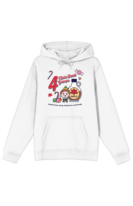 Men's Four Main Food Groups ELF Hoodie - 0190603580113