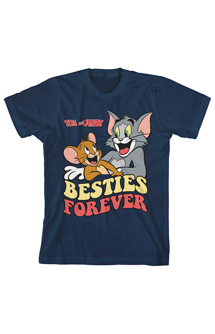 Kids Tom and Jerry Besties Forever T-Shirt - 0781603580130