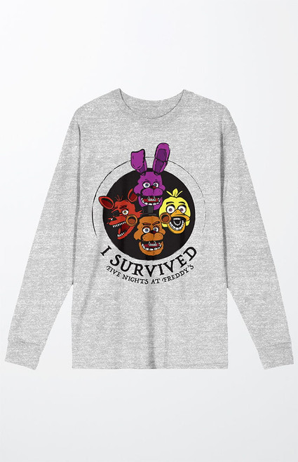Men's Five Nights At Freddy's Long Sleeve T-Shirt - 0103603580112