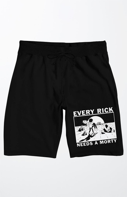 Men's Rick And Morty Sweat Shorts - 0172603580043