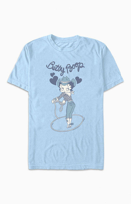 Women's Betty Boop Lasso T-Shirt - 0702602190099