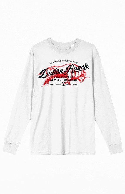 Men's Yellowstone So Wild Long Sleeve T-Shirt - 0103603580116