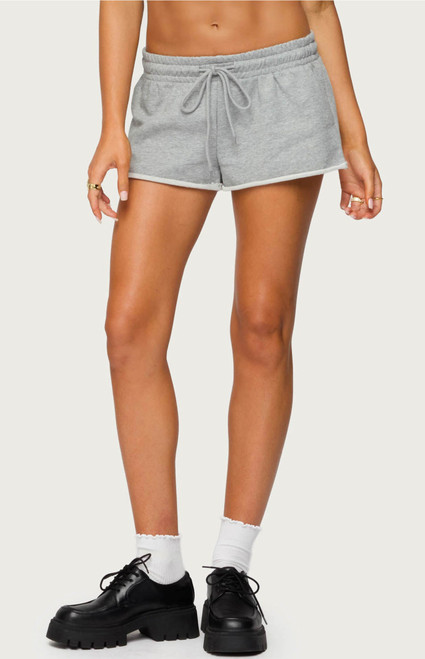 Edikted Women's Pacific Coast French Terry Sweat Shorts - 0821609690265