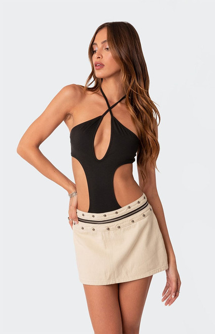 Edikted Women's Unity Cut Out Bodysuit - 0870609690019