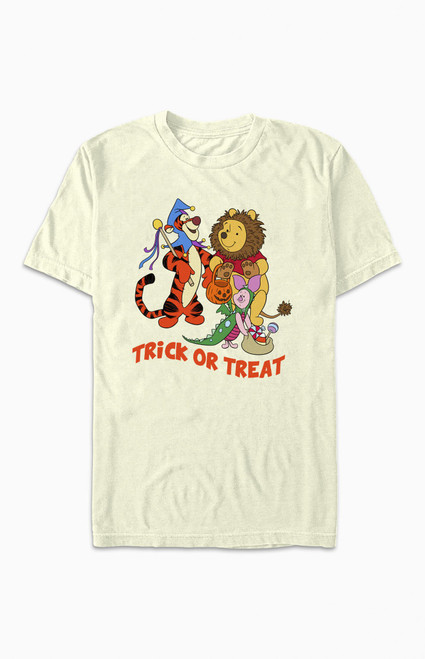 Women's Winnie The Pooh Trick Or Treat Halloween T-Shirt - 0702602190167