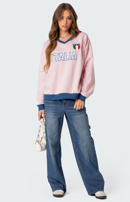 Edikted Women's Oversized Sweatshirt - 0751609690004