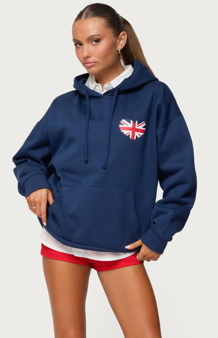 Edikted Women's Love London Oversized Hoodie - 0751609690124