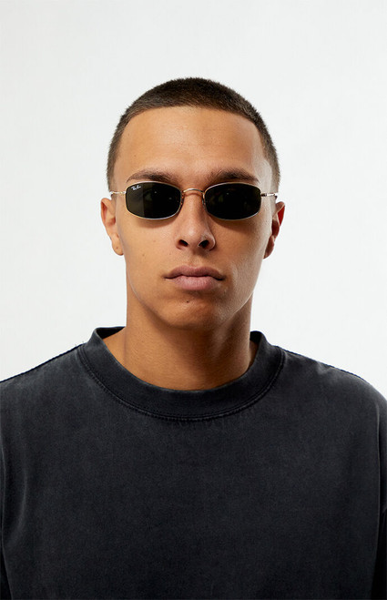 Ray-Ban Men's Gold Metal Wired Icon Sunglasses - 0622490750018