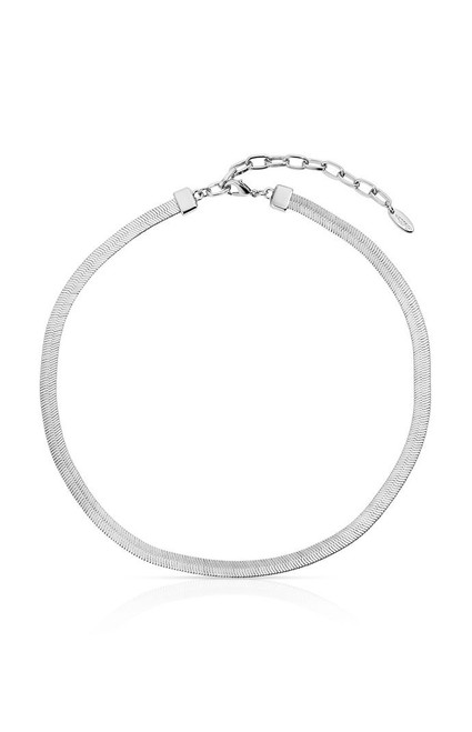 Ettika Women's Brooklyn Flat Herringbone Necklace - 0656603130173