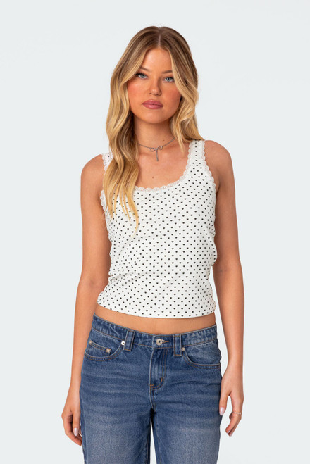 Edikted Women's Lover Girl Printed Tank Top - 0712609690103