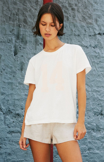 John Galt Women's White 14 T-Shirt - 0790601600193