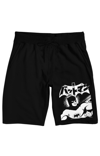 Men's Batmanga Batman Manga Art Sweat Shorts - 0172603580055