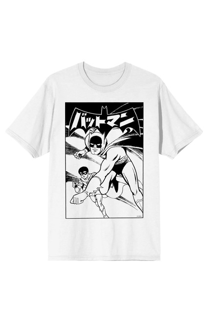 Men's Batmanga Manga Cover Art T-Shirt - 0181603580001