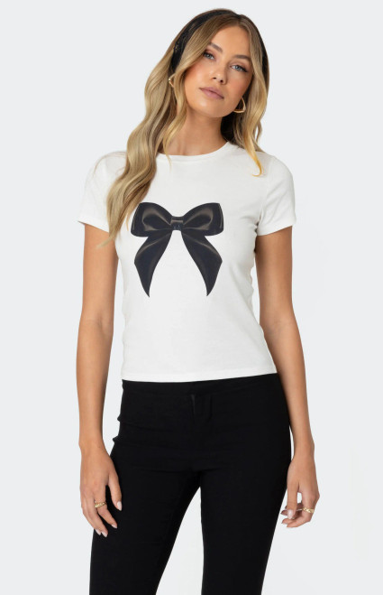 Edikted Women's Tied Up T-Shirt - 0702609690045