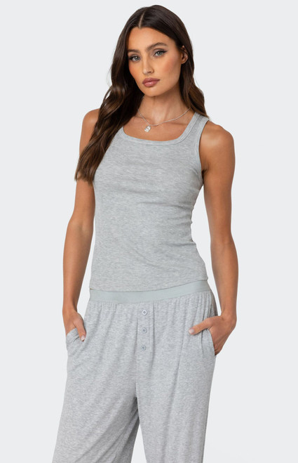 Edikted Women's Kylian Ribbed Tank Top - 0712609690147