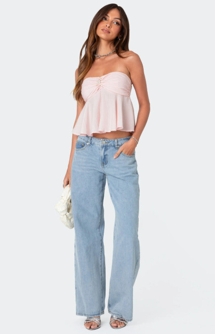 Edikted Women's Starfish Strapless Top - 0731609690489