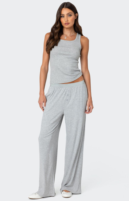 Edikted Women's Heather Lounge Pants - 0850609690060