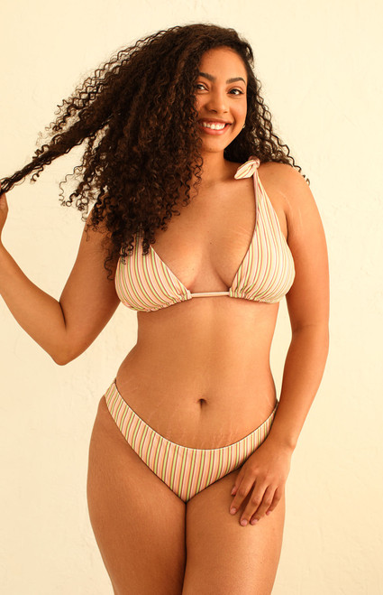 Dippin' Daisy's Women's Palma Scrunch Back Cheeky Bikini Bottom - 0825603600388